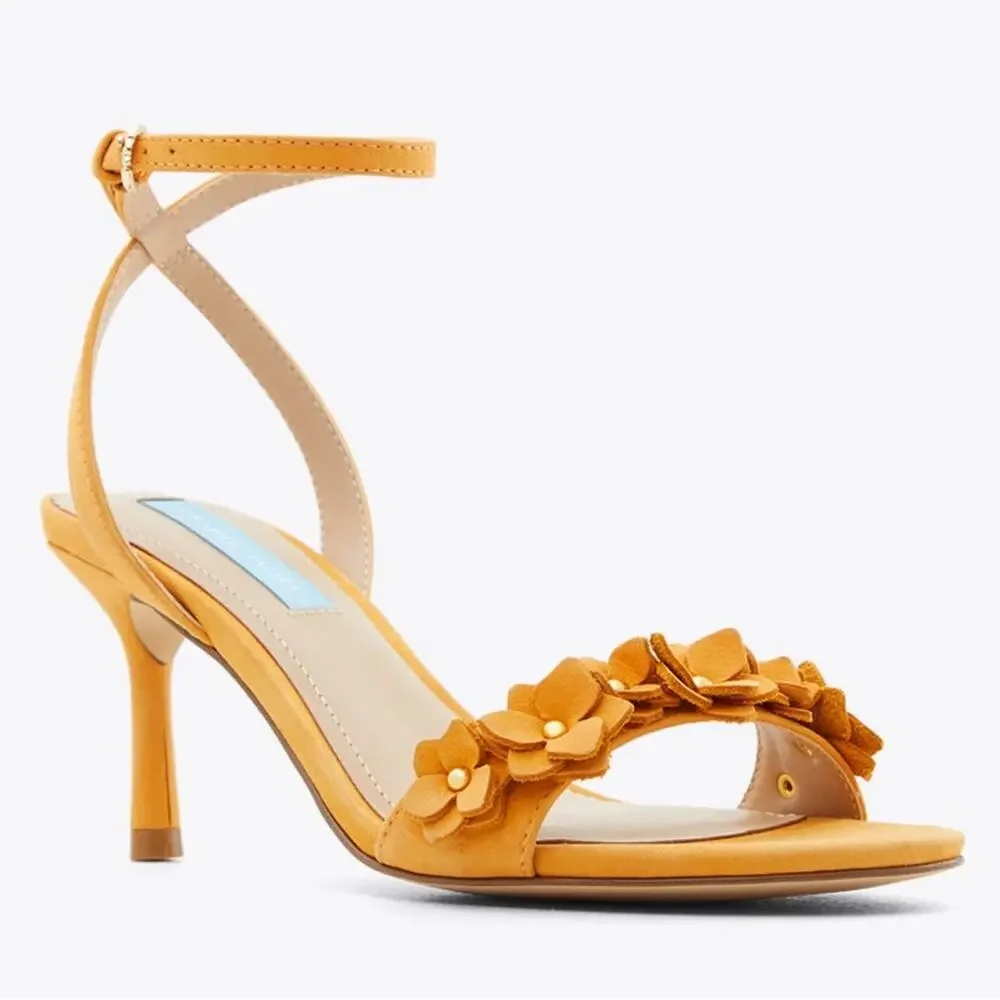 Draper James Floral Heeled Sandals - Alice Size 8 New